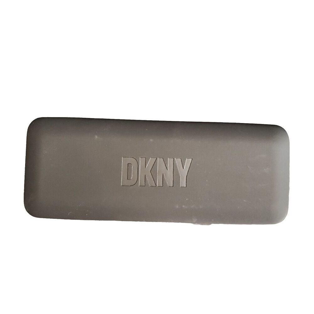 DKNY Black Eyeglass Case Hard Shell Sunglasses Clamshell Protective Eyewear Hold